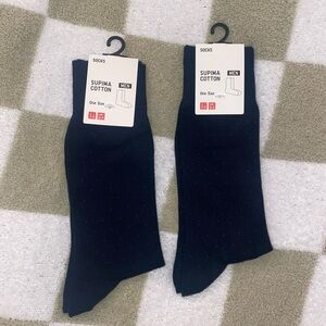 NWT Uniqlo men’s supima cotton socks x2